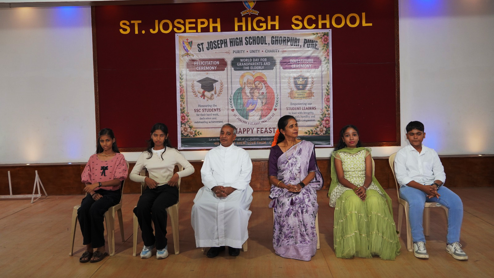 SSC Toppers celebration at St Joseph High School Ghorpadi